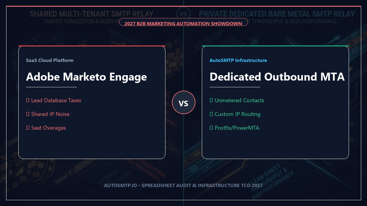 Adobe Marketo Engage vs Dedicated AutoSMTP Outbound Infrastructure 2027