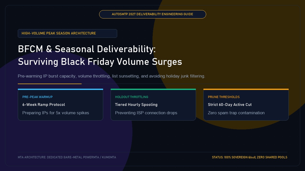 BFCM and Seasonal Peak Email Deliverability: Surviving Black Friday Spikes