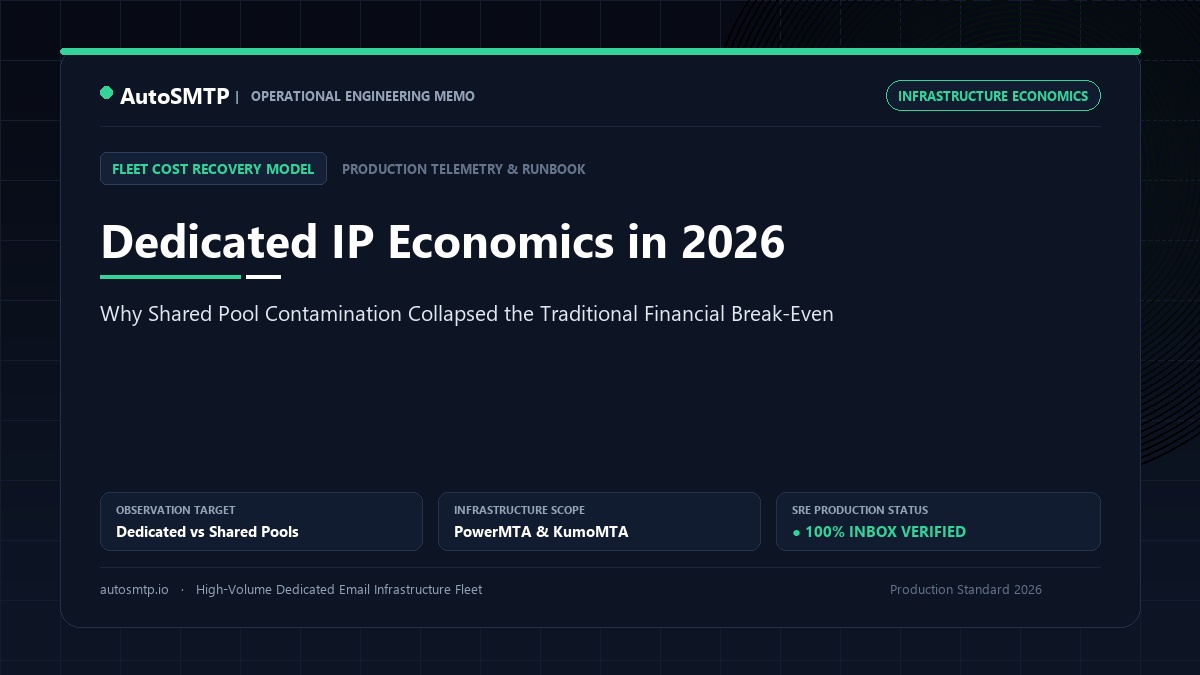 Dedicated IP Economics After 2026 Mailbox Provider Enforcement Shift Banner
