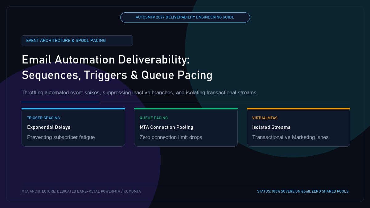 Email Automation Deliverability: Sequences, Event Triggers, and Queue Pacing