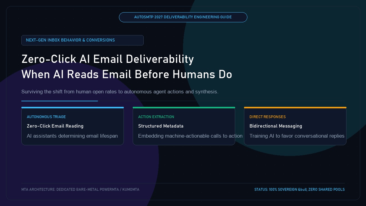 Email Deliverability in a Zero-Click World: Adapting When AI Reads Email First