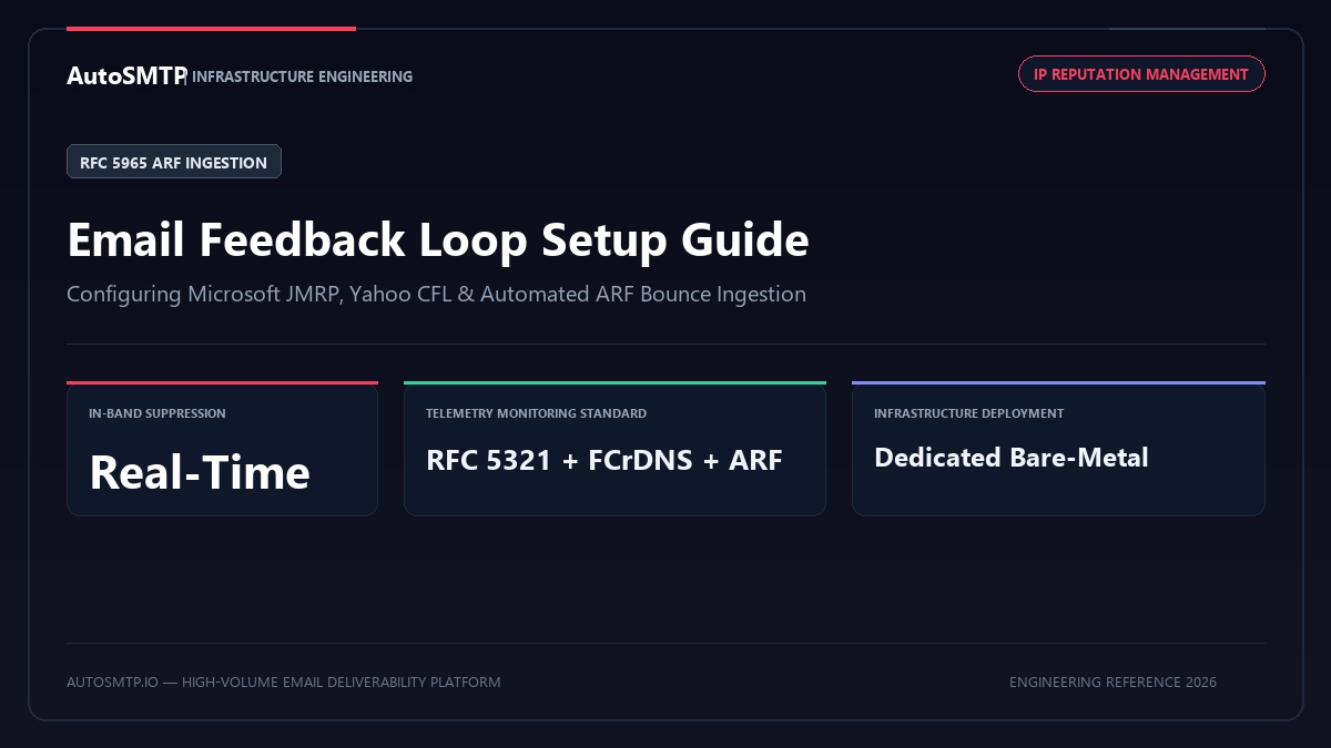 Email Feedback Loop Setup: Microsoft JMRP, Yahoo CFL & ARF Parsing