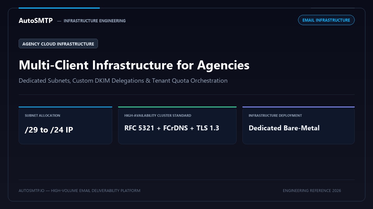 Email Infrastructure Agencies Multi Client Guide Production Architecture Banner