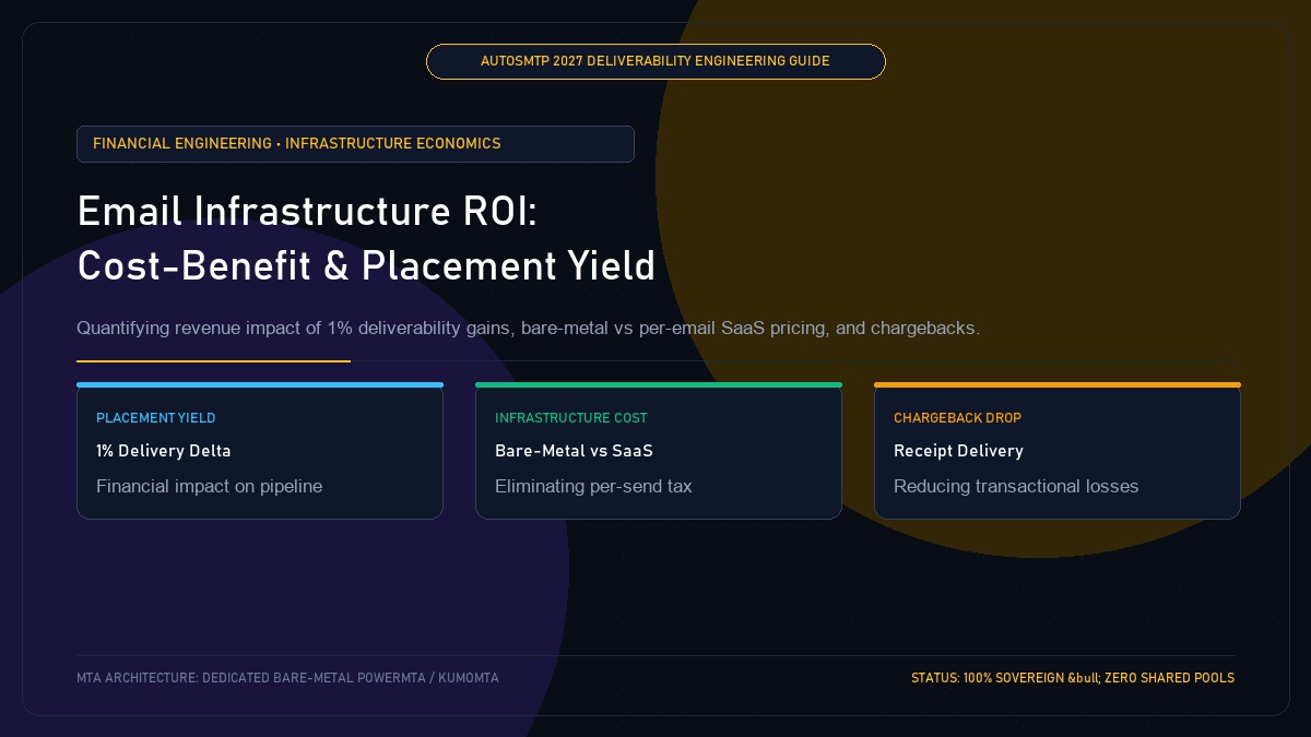 Email Infrastructure ROI Framework 2027: Deliverability Cost-Benefit and Placement Yield