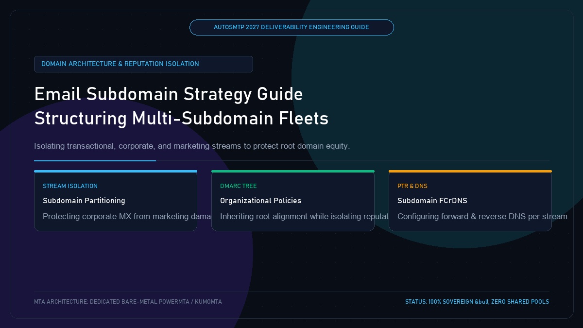 Email Subdomain Strategy: Structuring Multi-Subdomain Architecture