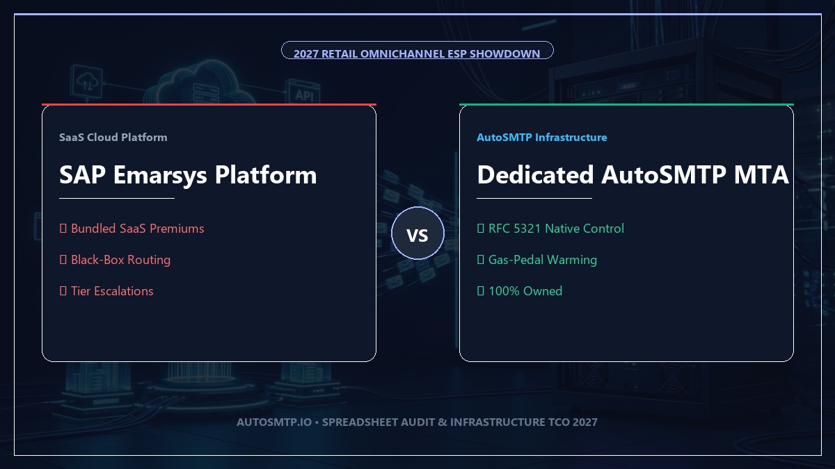 SAP Emarsys Omnichannel Platform vs Dedicated AutoSMTP Infrastructure 2027