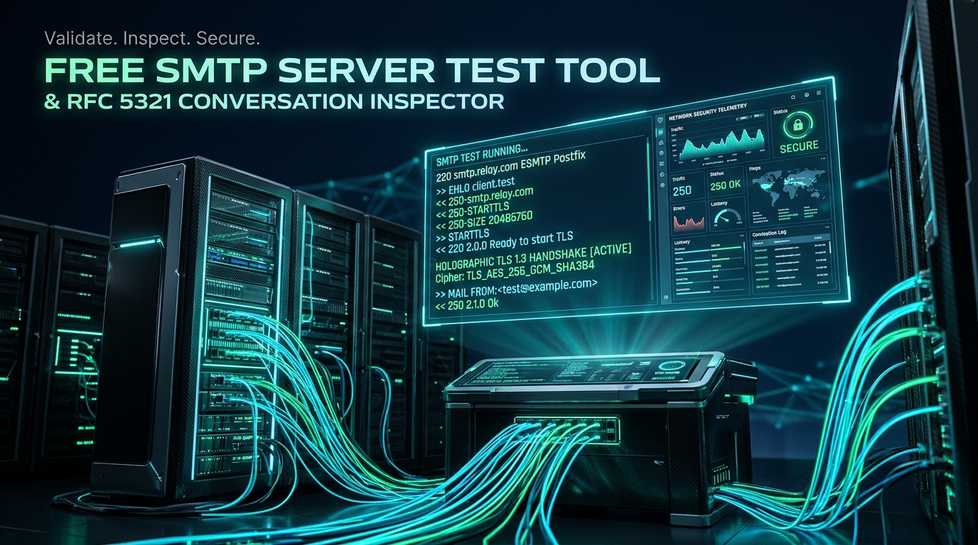 Free SMTP Server Test Tool & RFC 5321 Conversation Inspector - AutoSMTP