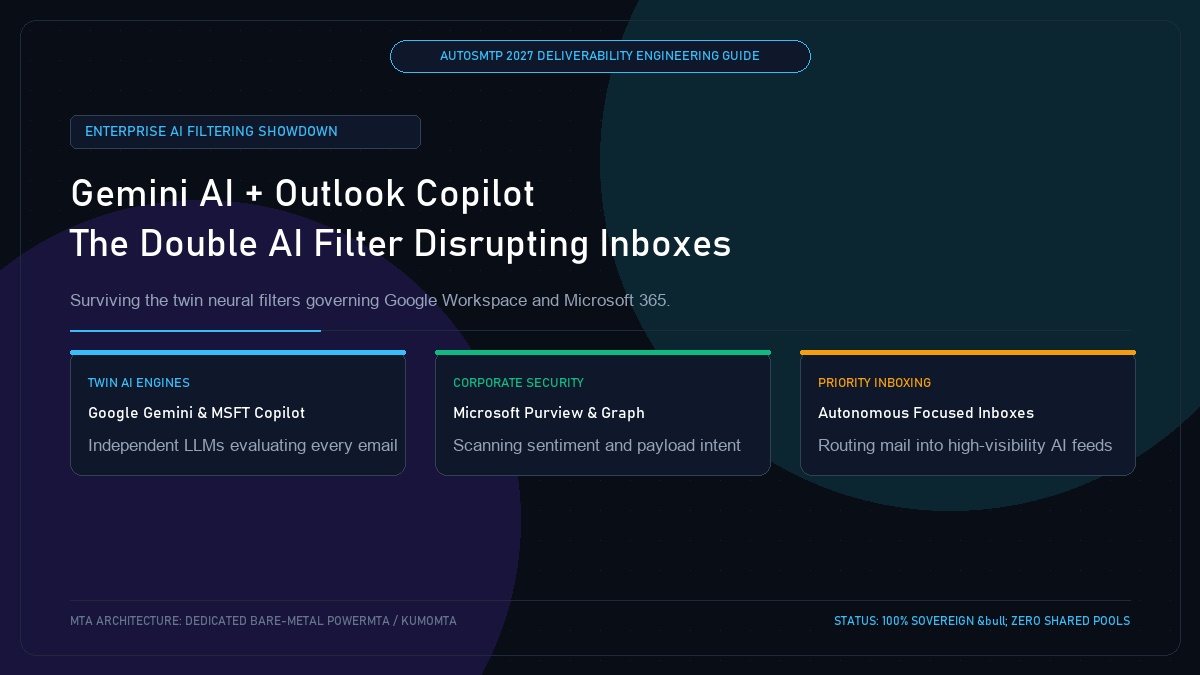 Gmail Gemini AI + Outlook Copilot: The Double AI Filter Disrupting Inboxes