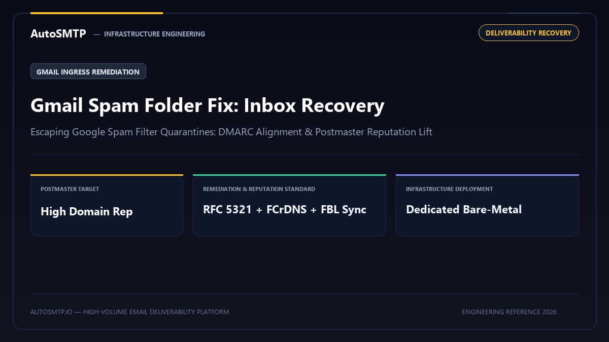 Gmail Spam Folder Fix Inbox Recovery Guide Production Architecture Banner