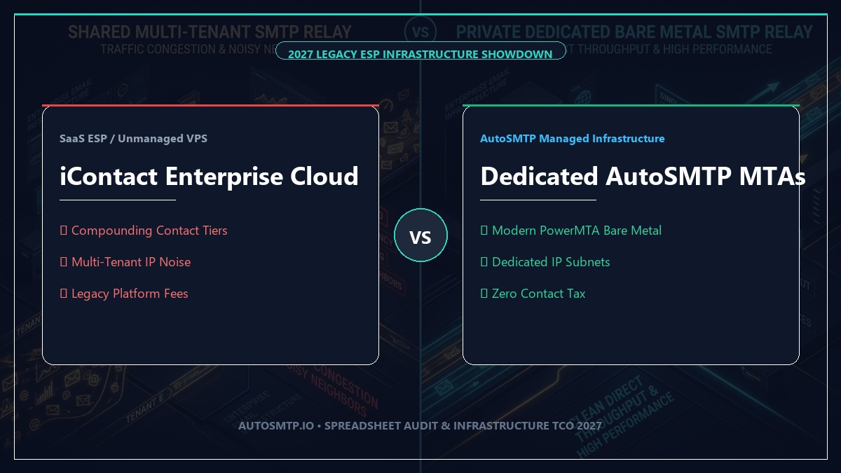 iContact Enterprise vs Dedicated AutoSMTP Infrastructure 2027