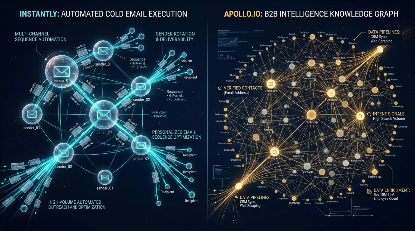 Instantly vs Apollo Sales Intelligence and Outbound Comparison 2027