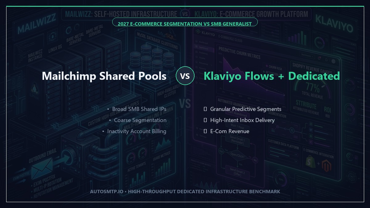 Klaviyo vs Mailchimp Deliverability and Inbox Placement 2027