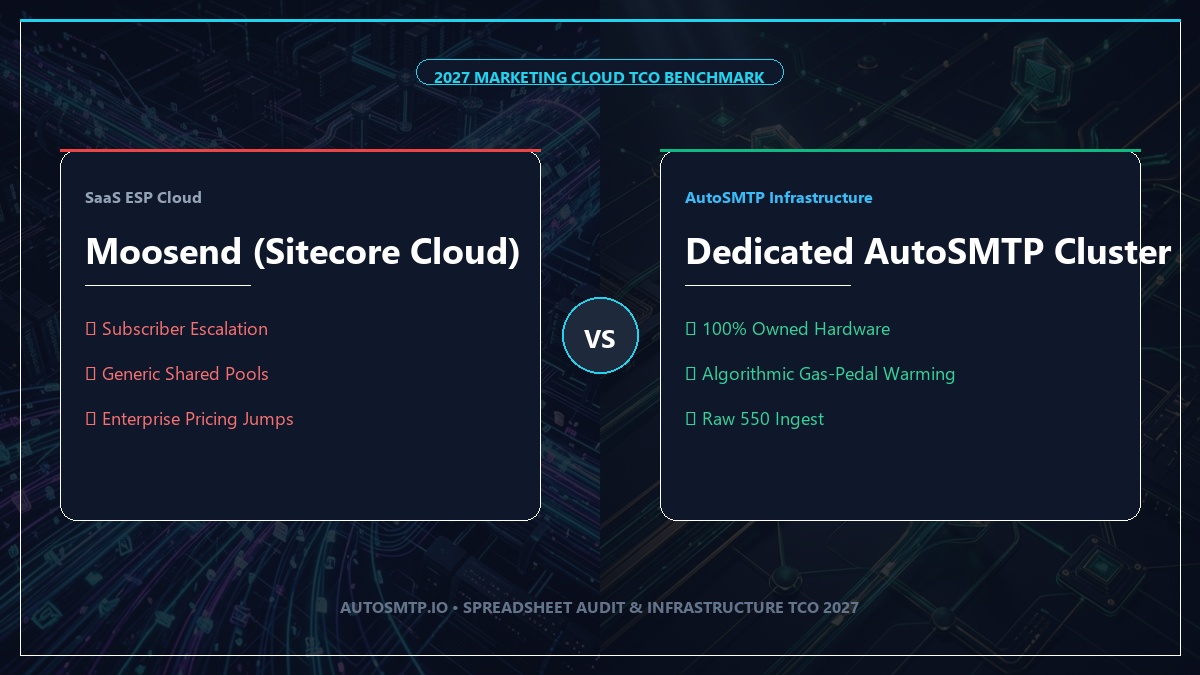 Moosend vs Dedicated AutoSMTP Clustered MTA 2027