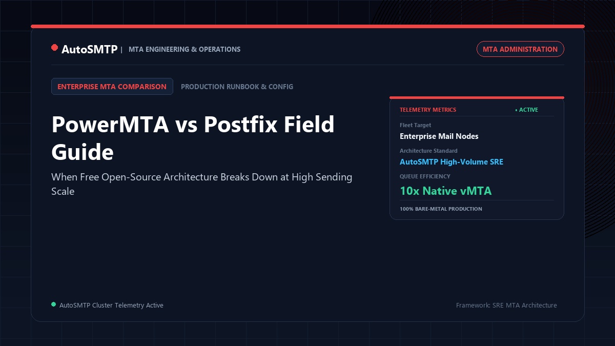 PowerMTA vs Postfix: Which MTA for High Volume?
