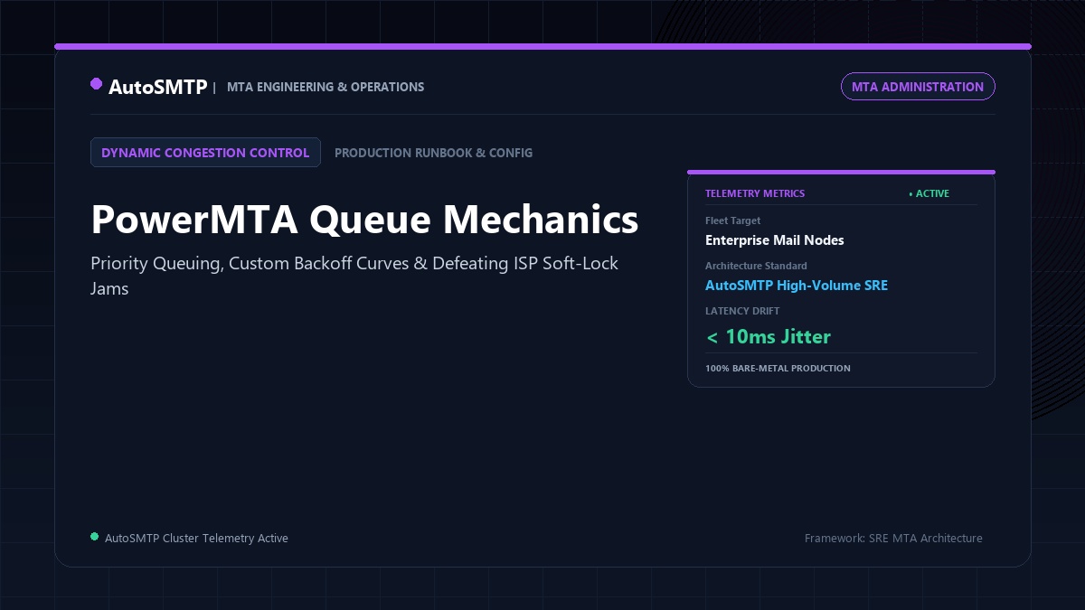 PowerMTA Queue Management: Priority & Congestion