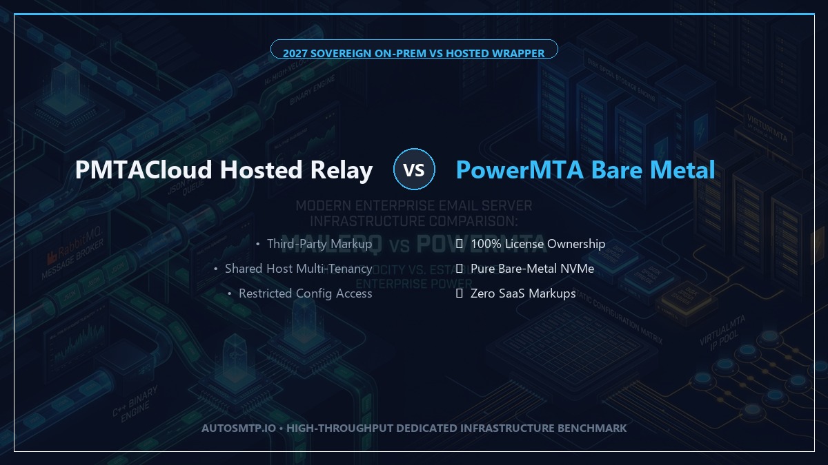 PowerMTA Bare Metal vs PMTACloud Hosted Relay 2027