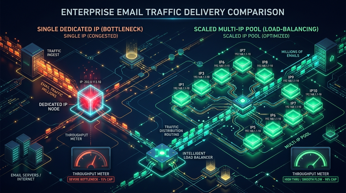 Single IP vs Multiple IPs Email Pool Architecture 2027