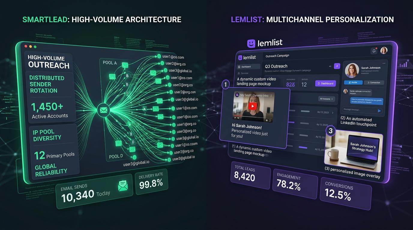 Smartlead vs Lemlist Outbound Infrastructure and Personalization 2027