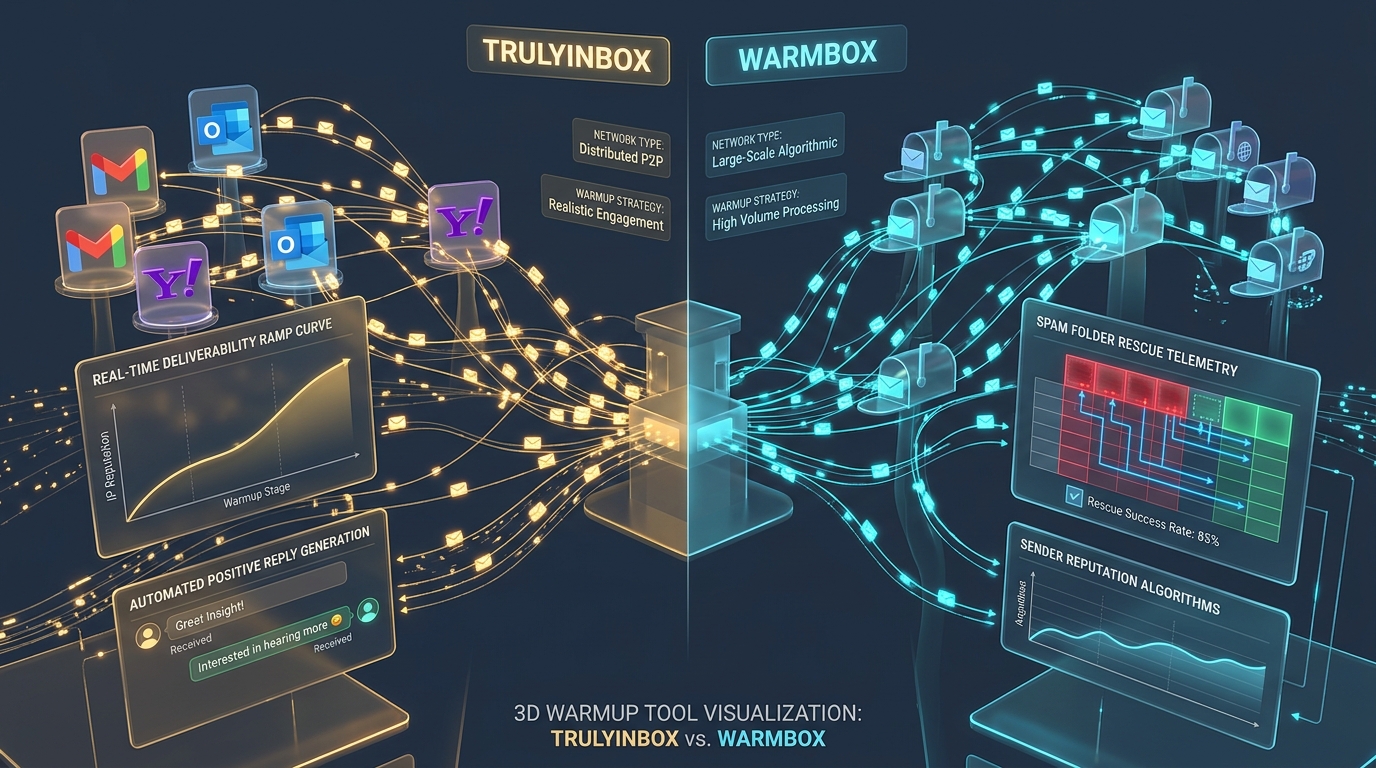 TrulyInbox vs Warmbox Email Warmup Tool Architecture 2027