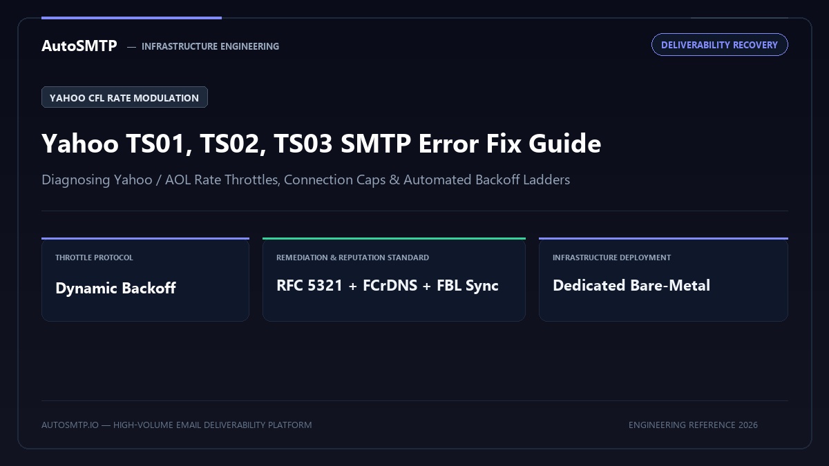 Yahoo Ts01 Ts02 Ts03 Smtp Error Fix Guide Production Architecture Banner